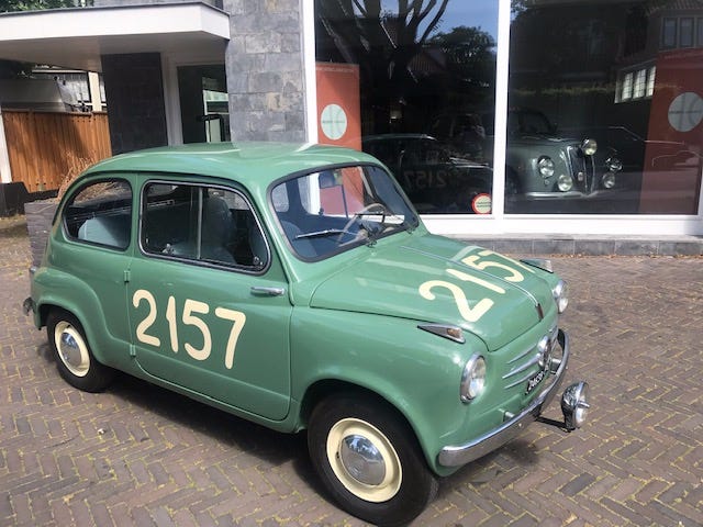 Mille Miglia ticket: 1955 Fiat 600 – Classic Virus