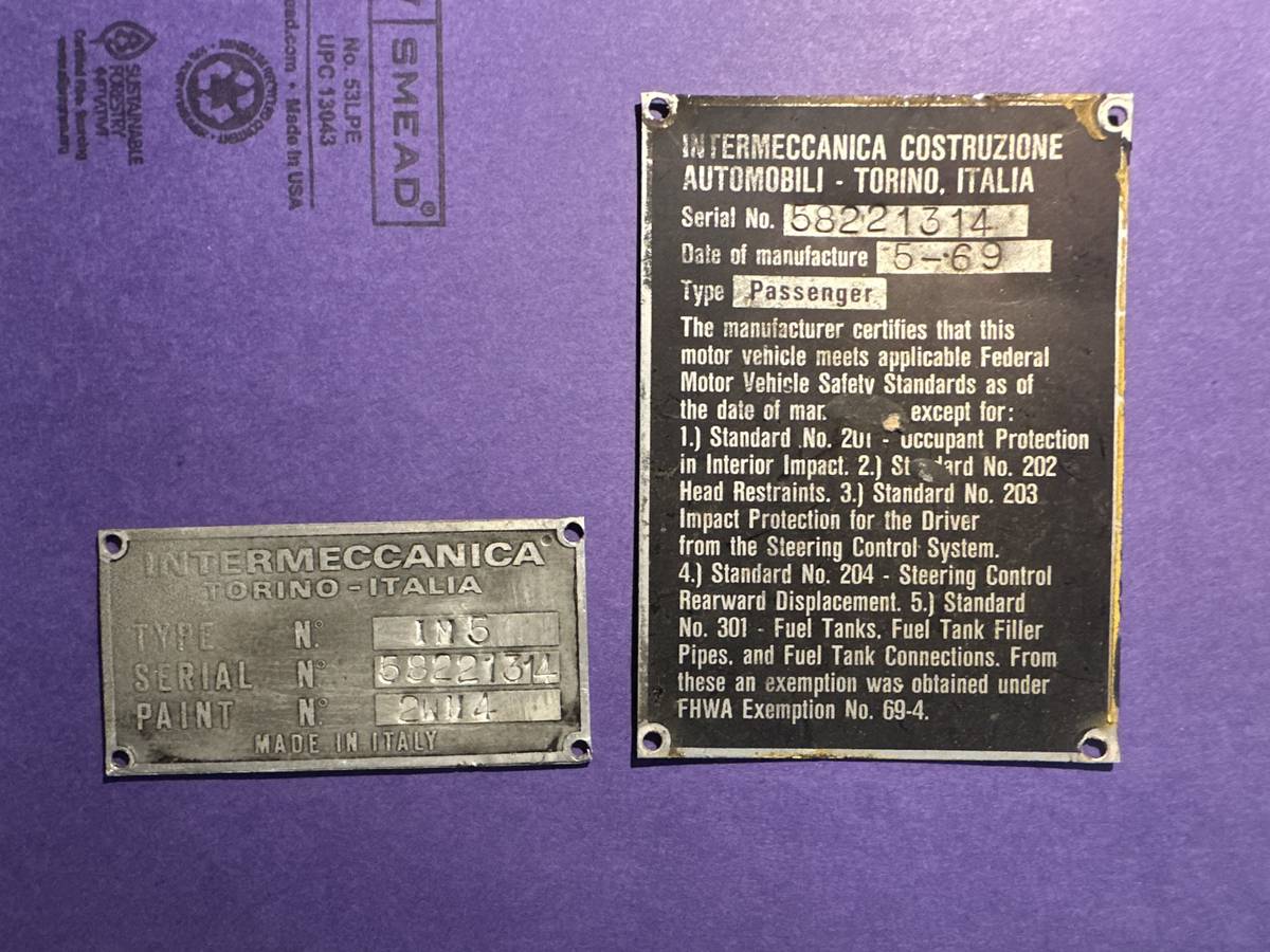 コメント要確認　イタリア 40 Made in Italy: 1969 Intermeccanica Italia Spyder – Classic Virus