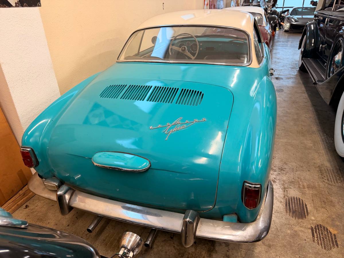 Blue and low: 1957 Karmann-Ghia Coupé – Classic Virus