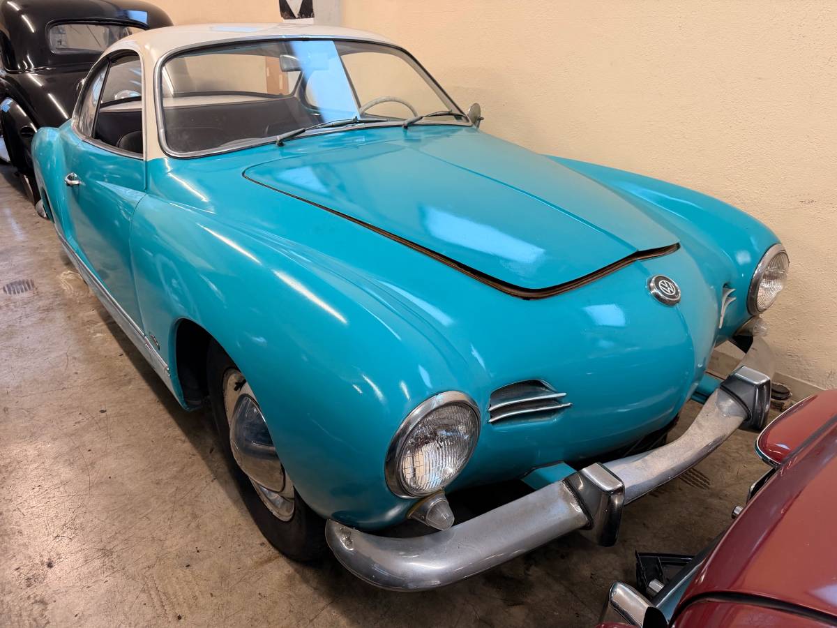 Blue and low: 1957 Karmann-Ghia Coupé – Classic Virus